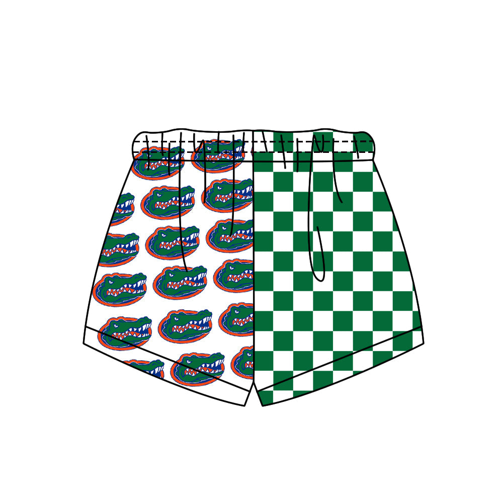 Preorder (moq 5)Baby Boys Girls Team Checked Shorts Bottom