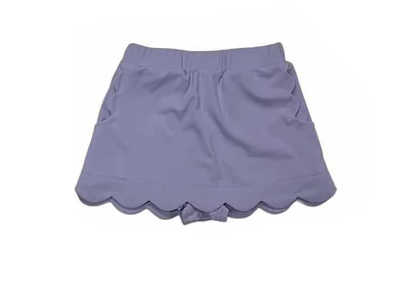 Preorder(moq 5) Baby Girls Lavender Pockets Skort Shorts Bottoms