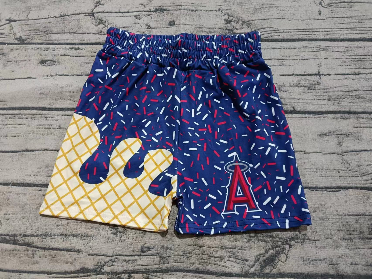 Preorder(moq 5) Baby Boys Navy Team A Shorts Bottoms