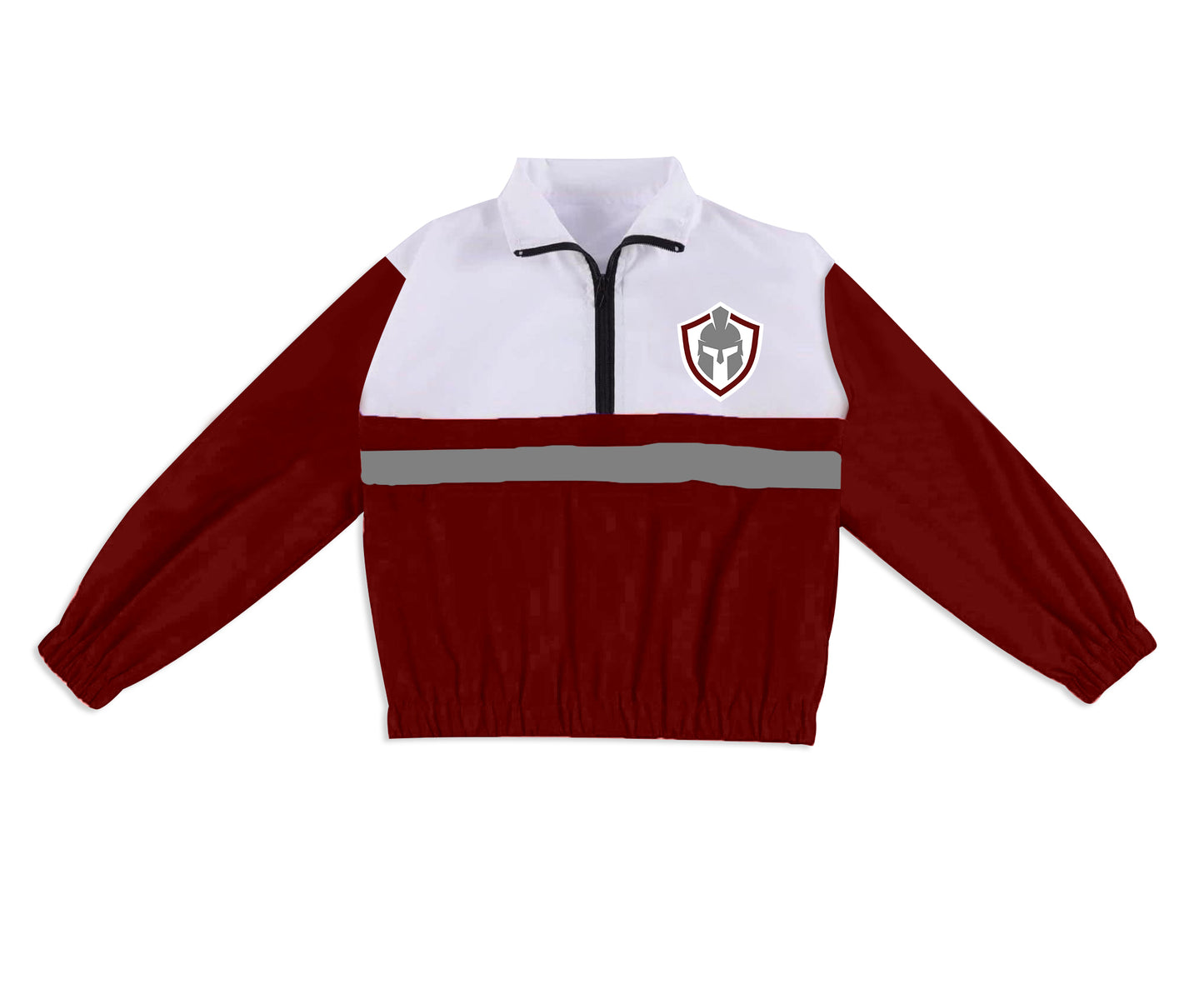 Preorder (moq 5)Baby Boys Long Sleeve Warriors Team Zip Pullovers Tops