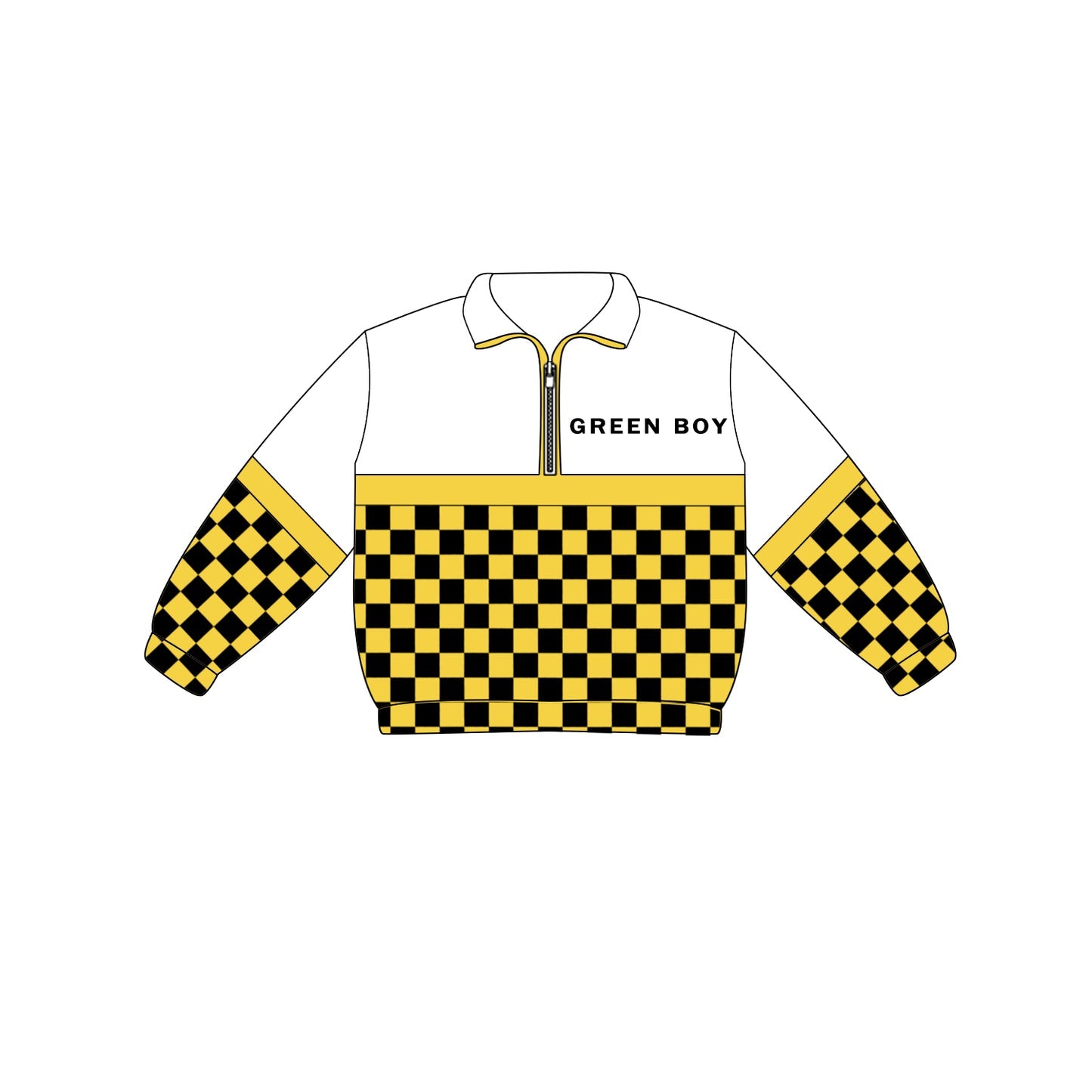 Preorder (moq 5)Baby Boys Long Sleeve Team Zip Pullovers Tops