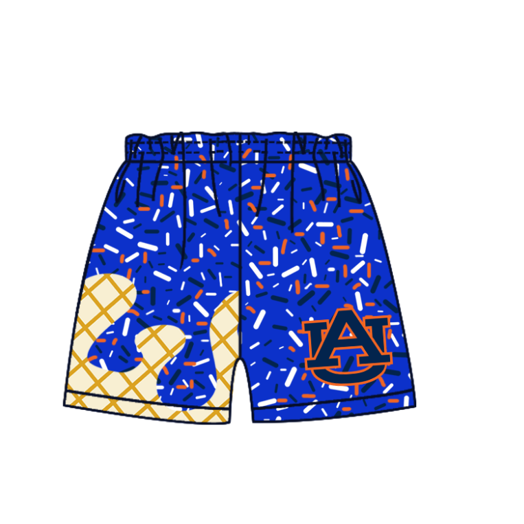 Preorder (moq 5)Baby Boys Drip AU Team Shorts Bottoms