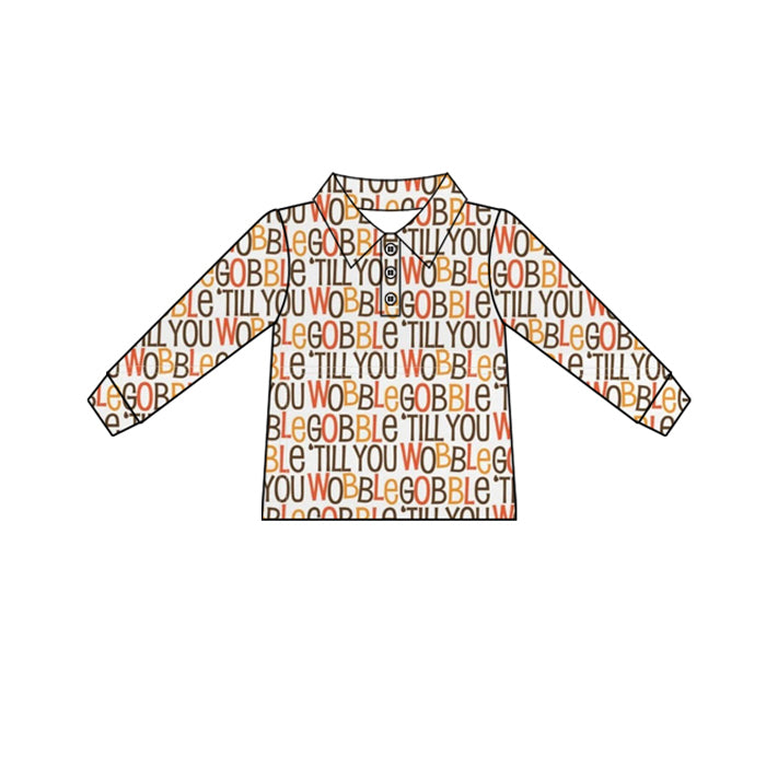 Preorder (moq 5)Baby Boys Long Sleeves Till You Plaid Button Pullovers Top