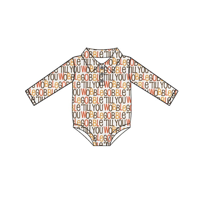 Preorder moq 5 Baby Infant Boys Long Sleeves Till You Plaid Button Rompers