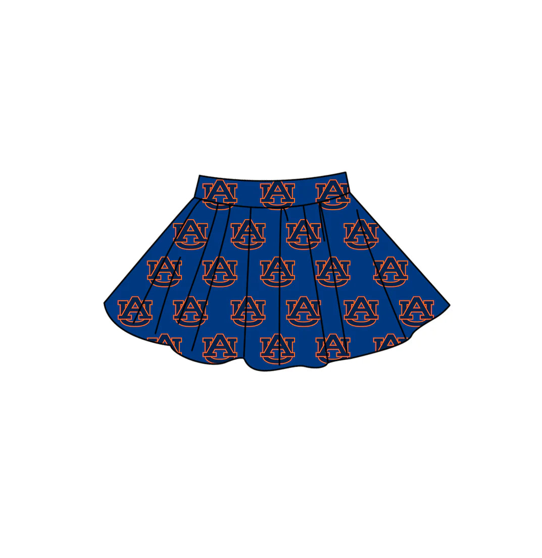 Preorder moq 5 Adult Women Blue AU Team Skirt Shorts Bottom