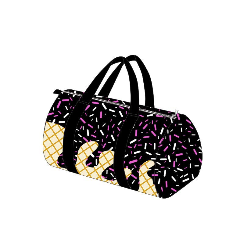 Preorder moq 200 Custom Black Team Gym Bags