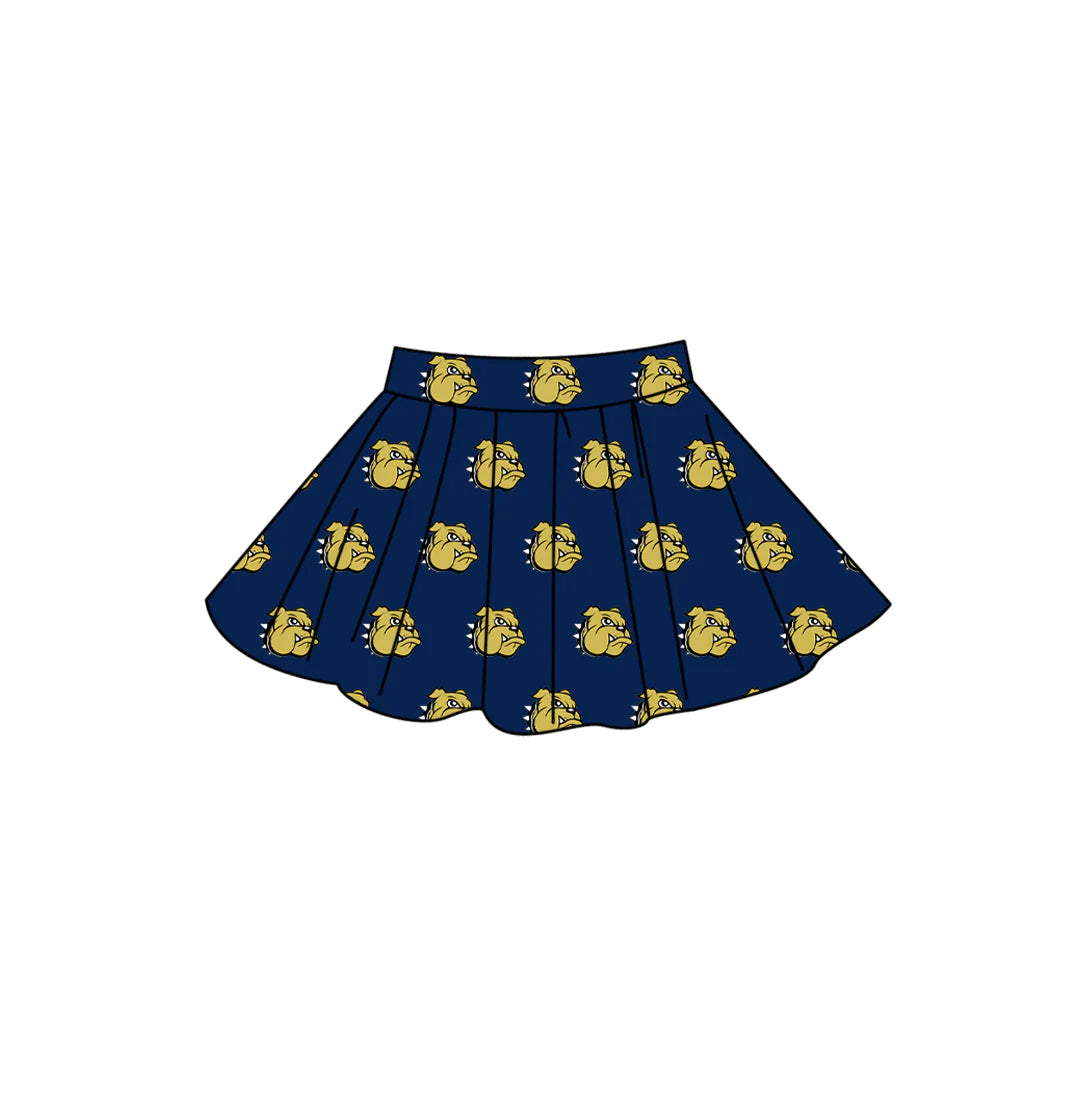 Preorder moq 5 Adult Women Navy Bulldogs Team Skirt Shorts Bottom