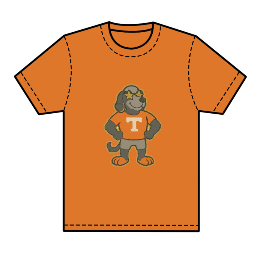 preorder(moq 5) Baby Boys Orange Short Sleeves Dogs T Team Tee Shirts Tops