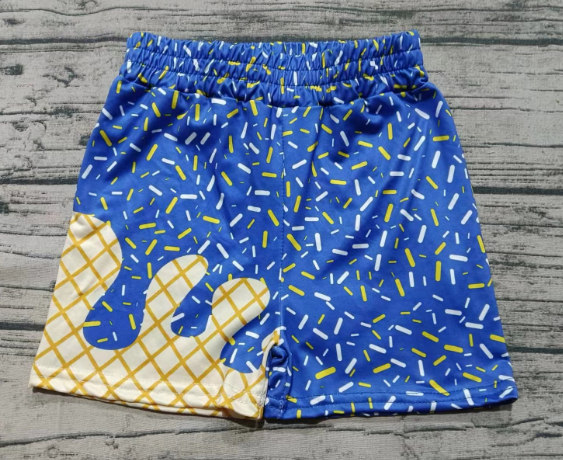 Preorder(moq 5) Baby Boys Blue Team Shorts Bottoms