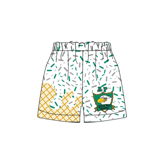 Preorder (moq 5)Baby Boys Drip Airline Park Sprinkles Team Shorts Bottoms