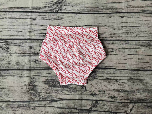 Baby Kids Infant Girls Hearts Baseball Bummies Bottoms