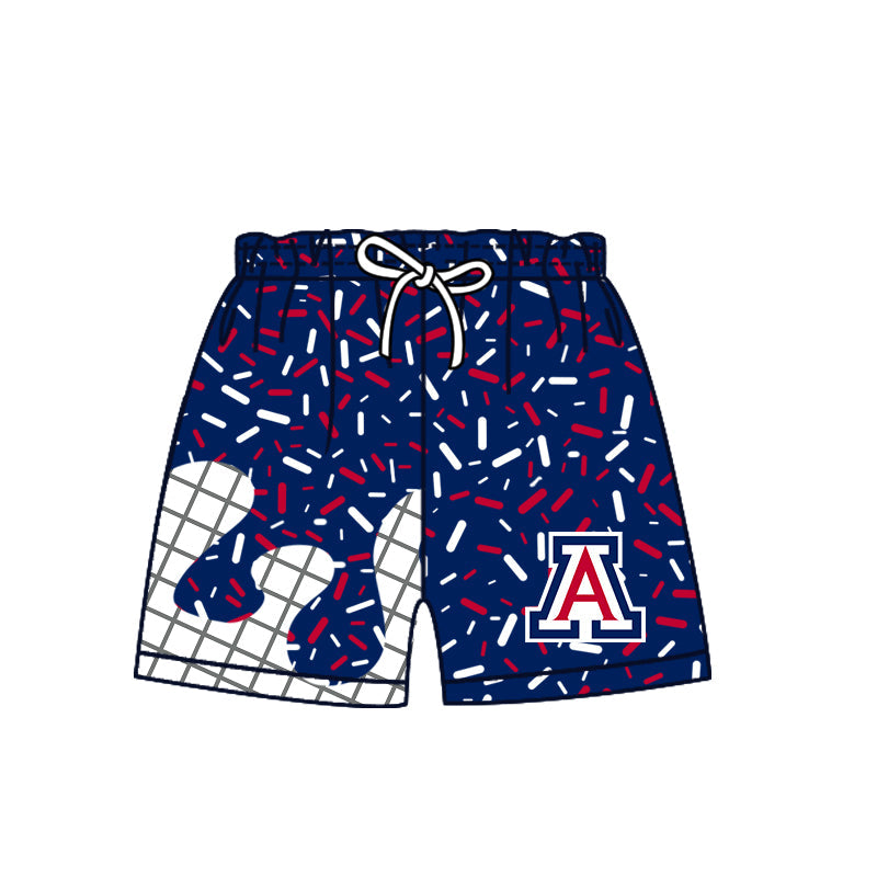 Preorder (moq 5)Baby Boys Hot Blue Sprinkles Arizona Shorts Bottom