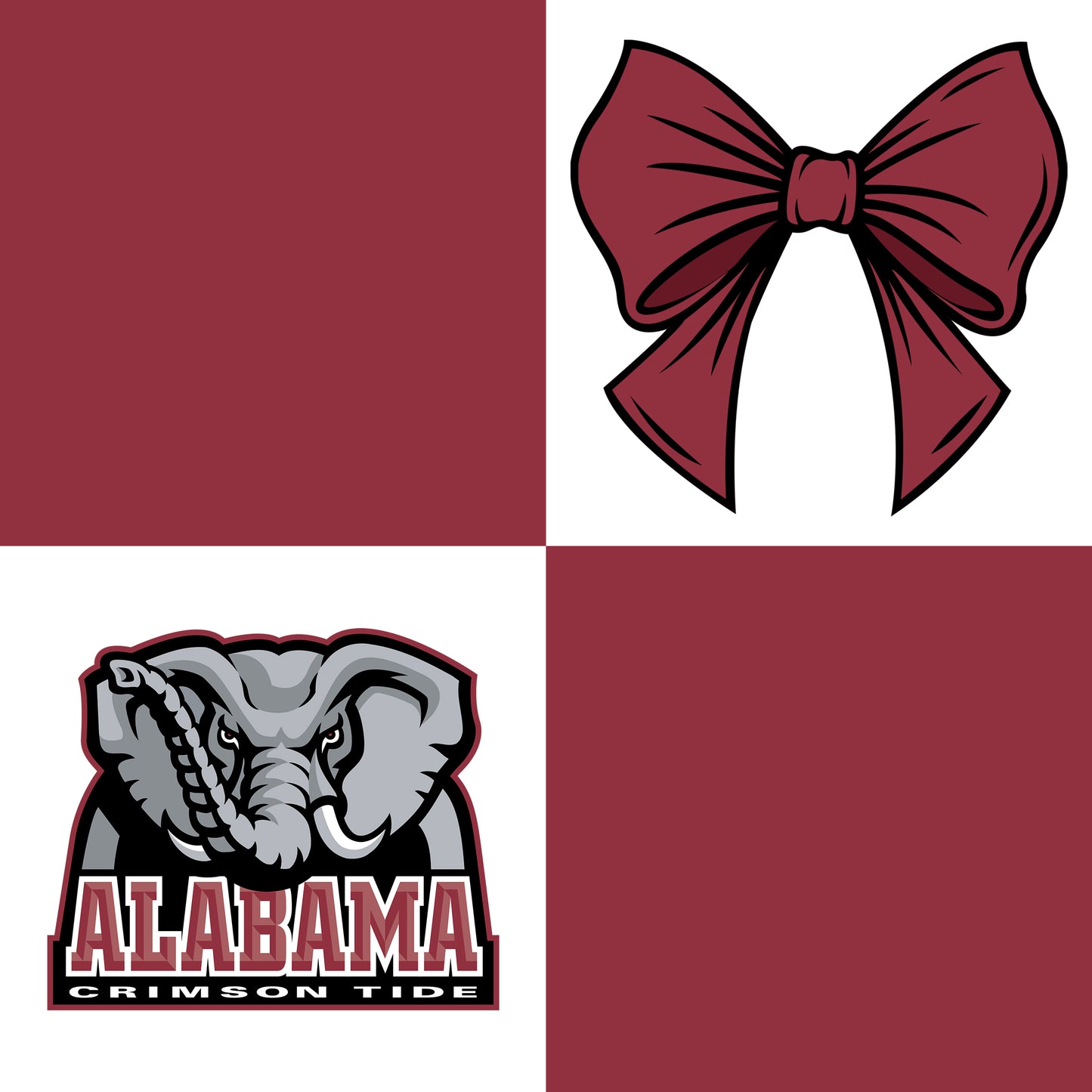Preorder (moq 5)Baby Girls Alabama Elephants Bows Vests Ruffle Skirt Shorts Team Clothes Sets