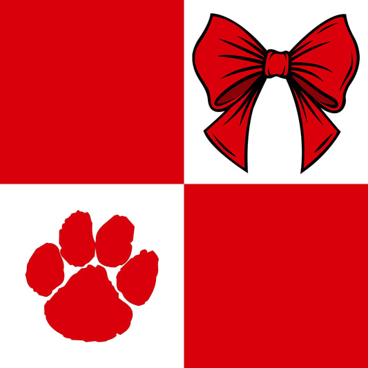 Preorder (moq 5)Baby Girls Red Pawls Bows Checked Vest Ruffle Skirt Short Team Clothes Sets