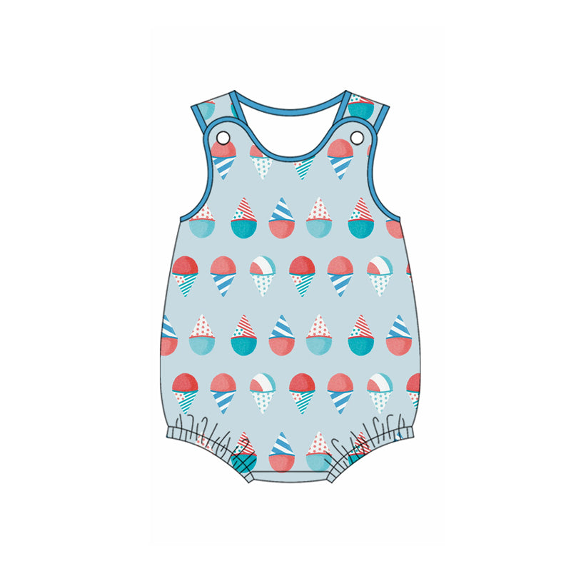 preorder(moq 5) Baby Boys Sleeveless Ice Creams Rompers