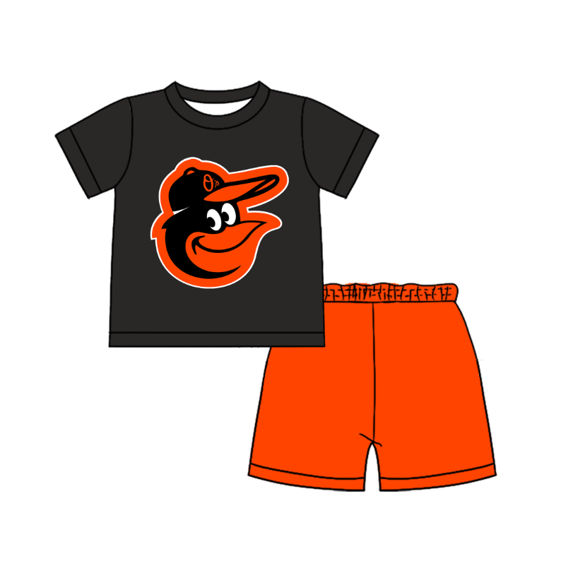 Preorder moq 5 Baby Boys Short Sleeve Shirts Top Short Team Clothes Set