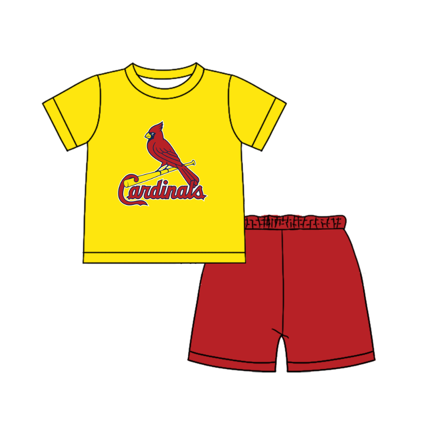 Preorder moq 5 Baby Boys Short Sleeve Shirts Top Short Team Clothes Set