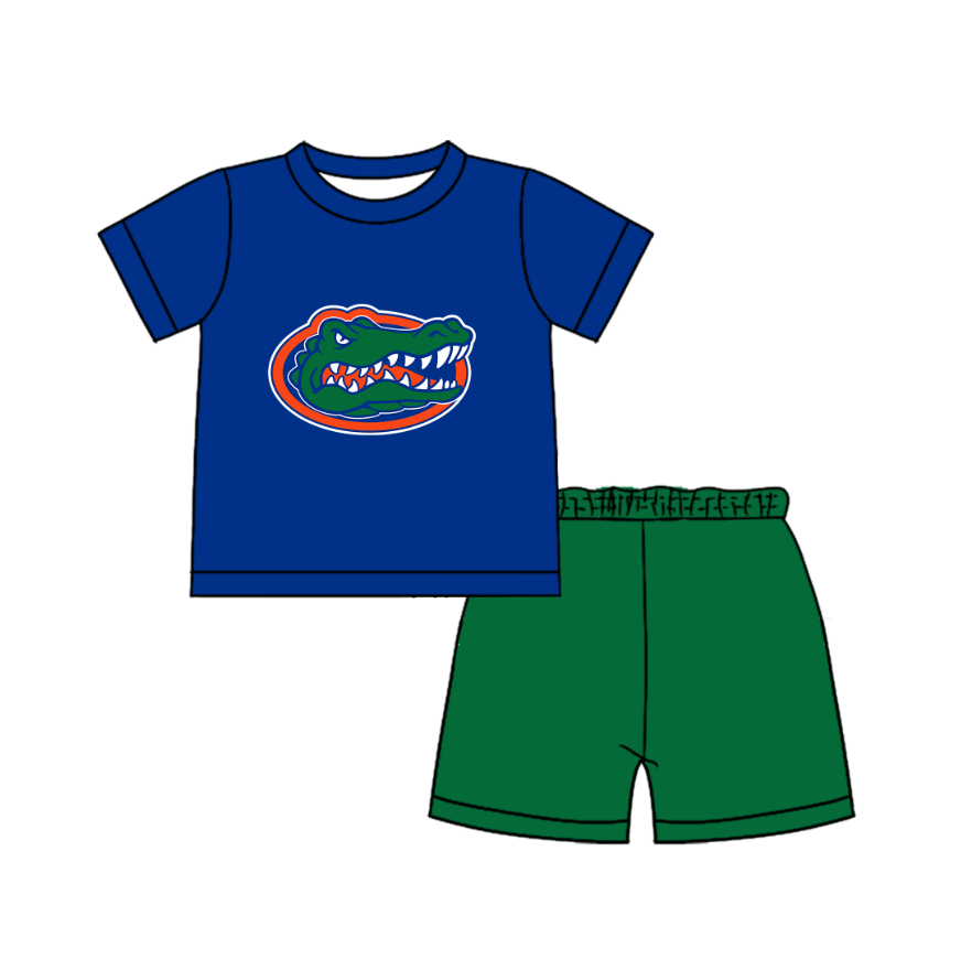 Preorder moq 5 Baby Boys Short Sleeve Shirts Top Short Team Clothes Set