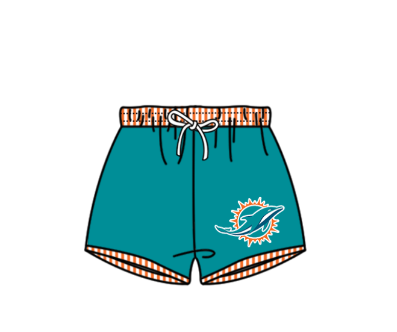 Preorder moq 5 Baby Boys Whales Team Swimming Trunks Bottom