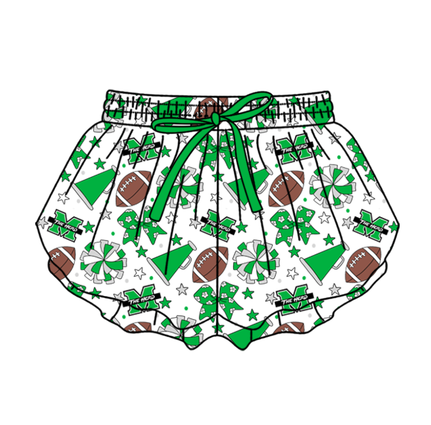 Preorder (moq 5)Baby Girls Bows Stars Footballs Team Butterfly Shorts Bottom