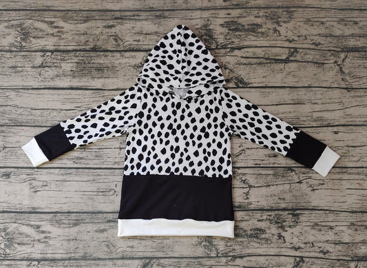 Baby Girls Leopard Hoodie Tops Tee Shirts