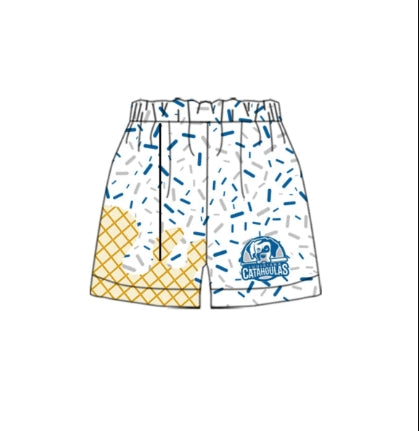 Preorder(moq 5) Adult Men Team Blue Dog Shorts Bottoms