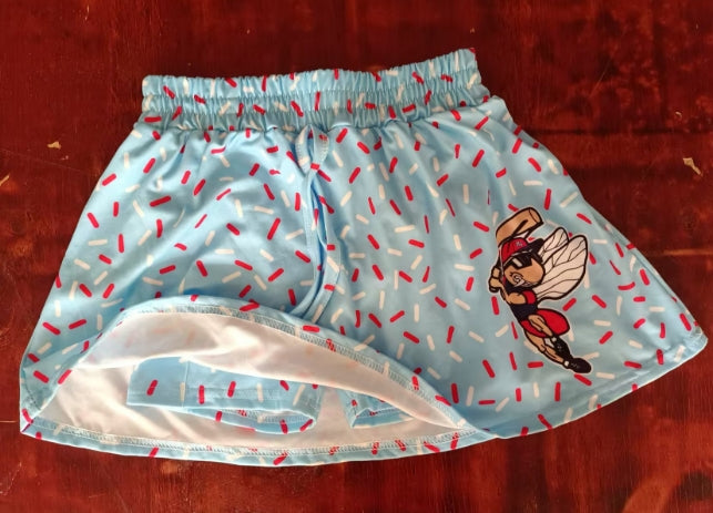 Preorder(moq 5) Baby Girls Bee Men Team Skorts Shorts Bottoms