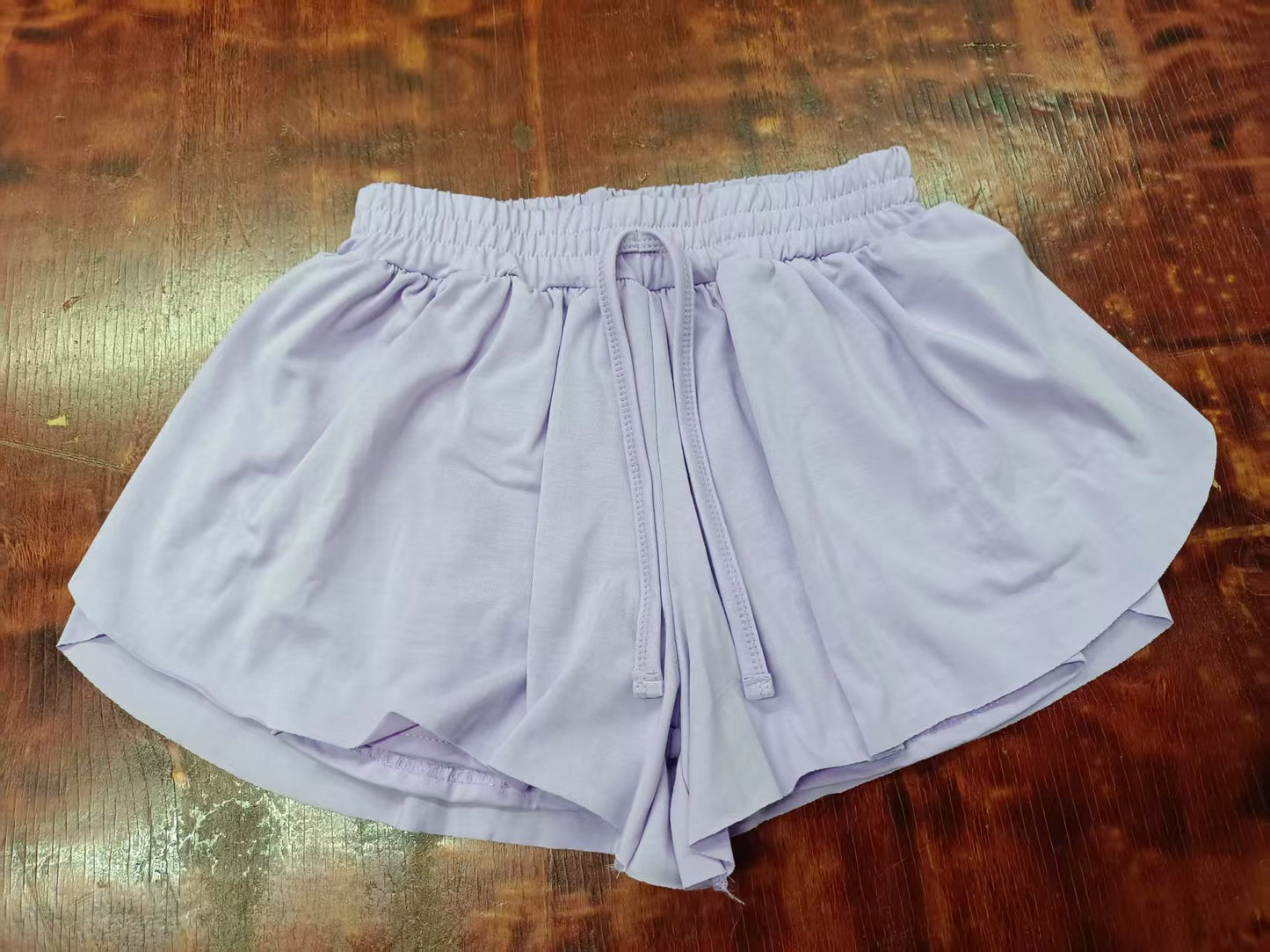 Preorder moq 5 Baby Girls Lavender Short Skirts Bottoms With Belt