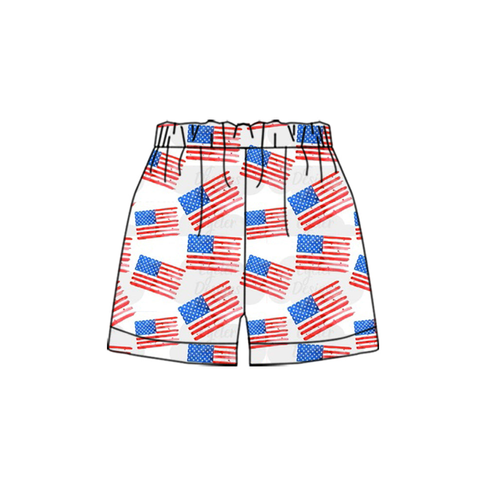 Preorder(moq 5) Baby Boys Flags Sports Shorts