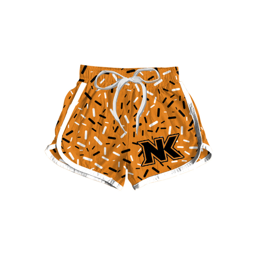 Preorder(moq 5) Baby Girls Orange NK Sprinkles Team Sports Shorts