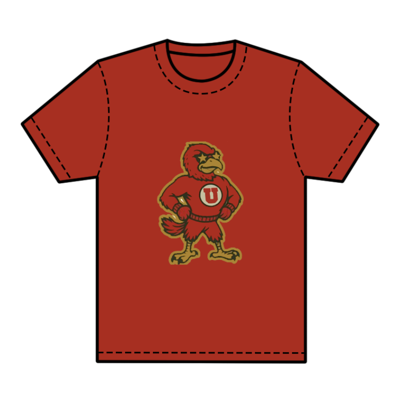 preorder(moq 5) Baby Boys Red Short Sleeves Eagles U Team Tee Shirts Tops
