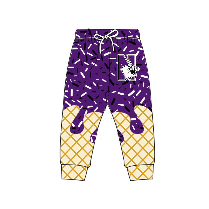 Preorder (moq 5)Baby Boys Purple N Drip Team Pant