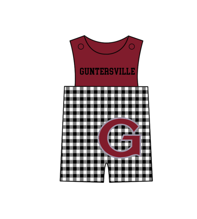 Preorder (moq 5)Baby Boys Sleeveless Guntersville Shorts Rompers