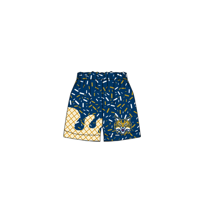 Preorder moq 5 Baby Boys Bobcats Team drips Shorts Bottoms