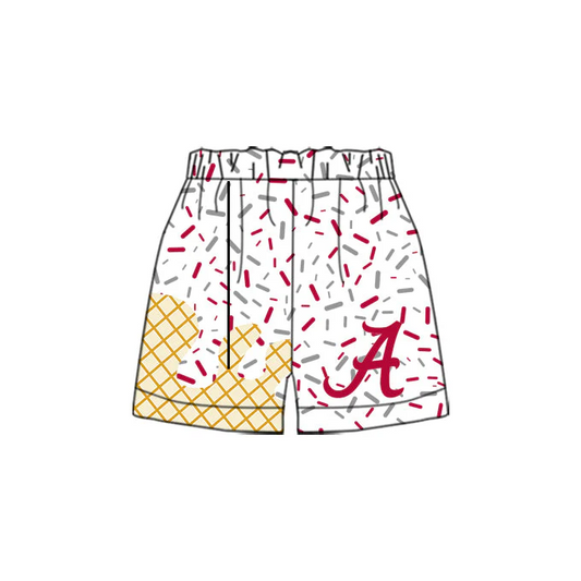 Preorder(moq 5) Baby Boys Alabama Team Shorts Bottoms