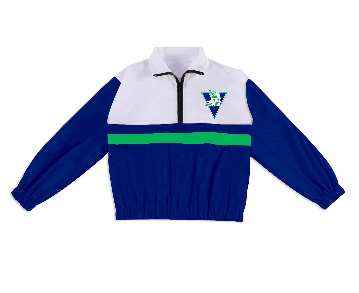 Preorder (moq 5)Baby Boys Long Sleeve Vikings Team Zip Pullovers Tops