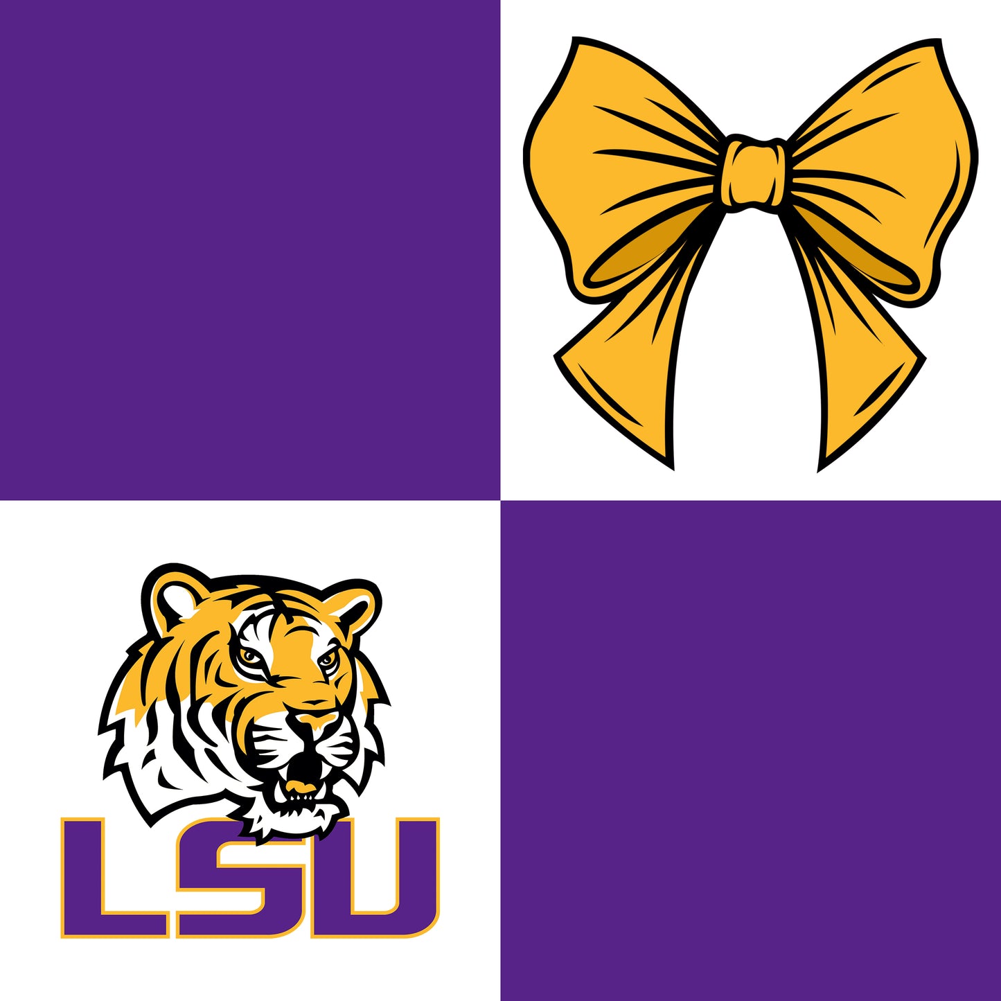 Preorder (moq 5)Baby Girls LSU Bows Checked Zipper Team Shorts Knee Length Dresses