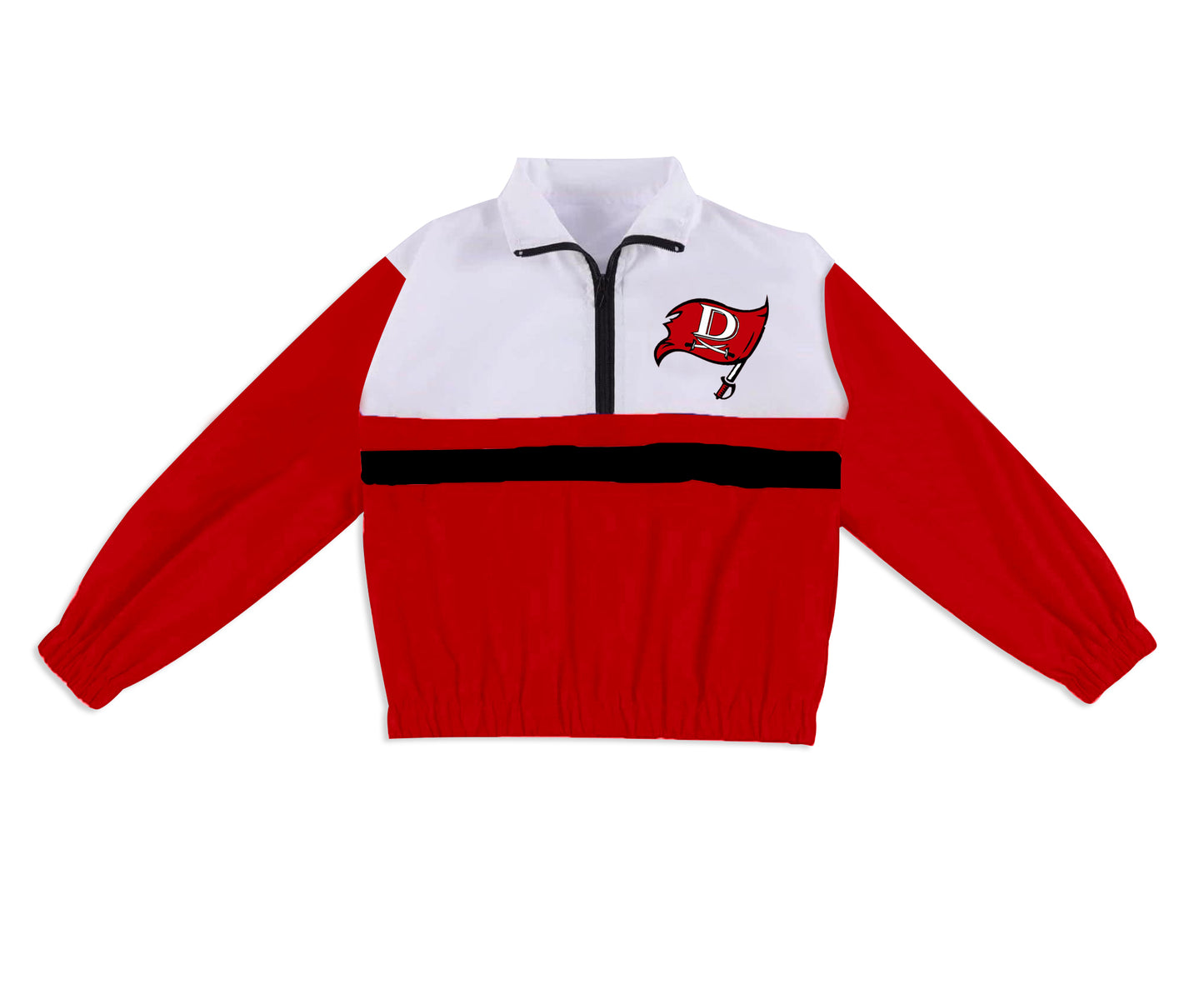 Preorder (moq 5)Baby Boys Long Sleeve Deweyville Team Zip Pullovers Tops