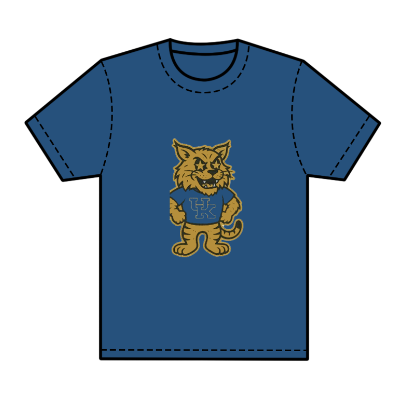 preorder(moq 5) Baby Boys Blue Short Sleeves Cats UK Team Tee Shirts Tops