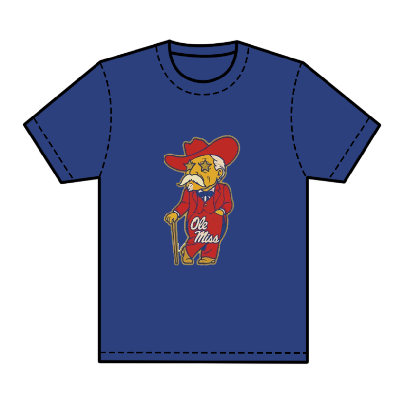 preorder(moq 5) Baby Boys Purple Short Sleeves Ole Miss Team Tee Shirts Tops