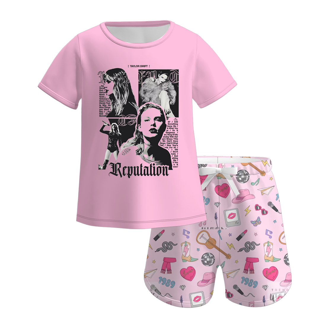 Baby Girls Singer Pink Shirt Top Shorts Clothes Sets preorder (moq 5)
