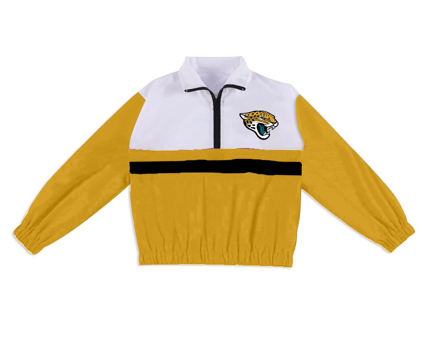 Preorder (moq 5)Baby Boys Long Sleeve Jaguars Team Zip Pullovers Tops