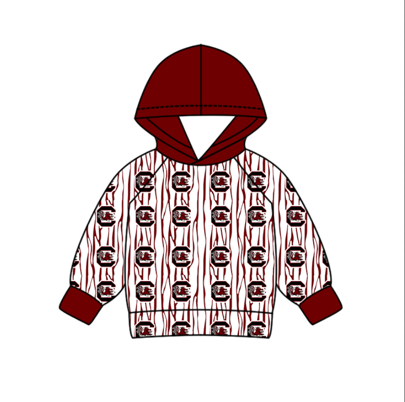 Preorder(moq 5) Baby Boys C Red Bulls Stripe Team Hoodies Top