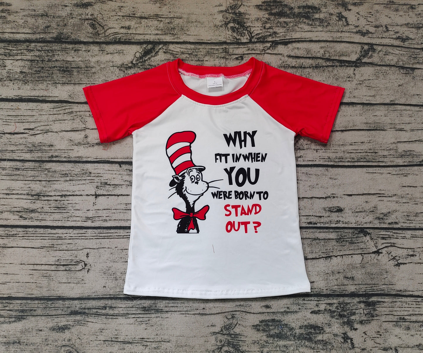 Baby Boys Dr Reading Short Sleeve Raglan Tee Shirts Tops