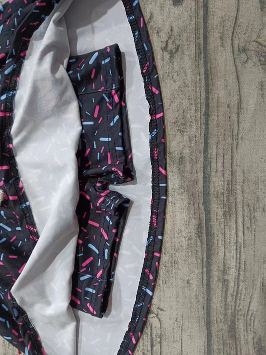 Preorder(moq 5) Baby Girls Purple Party Animals Team Skort Bottoms