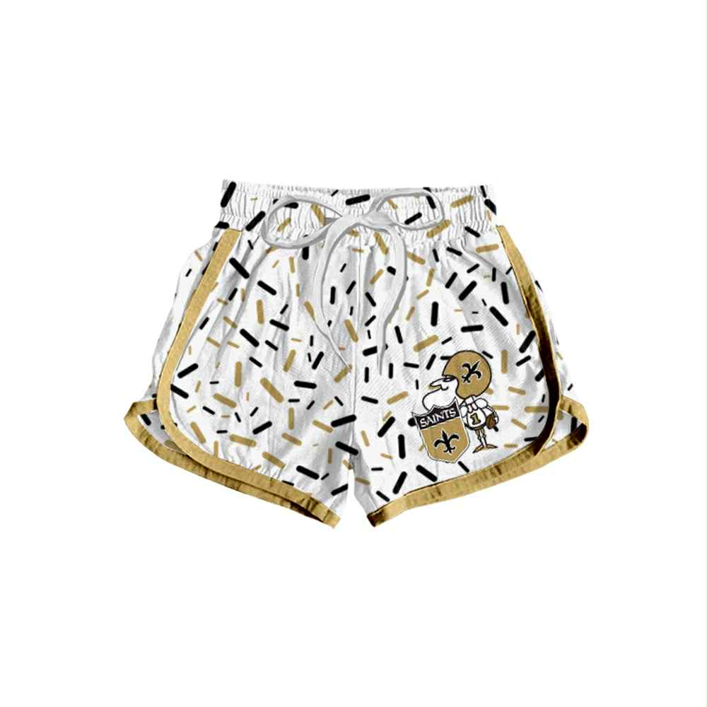 Preorder(moq 5) Baby Girls Team saints Sports Shorts