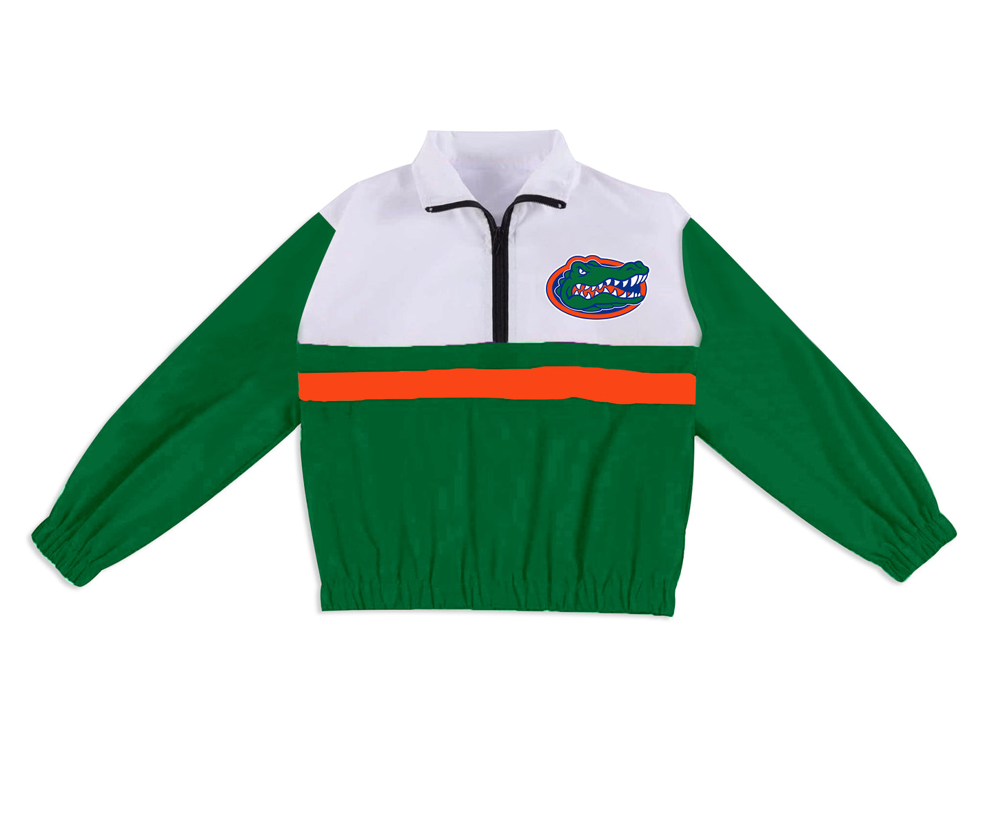 Preorder (moq 5)Baby Boys Long Sleeve Gators Team Zip Pullovers Tops