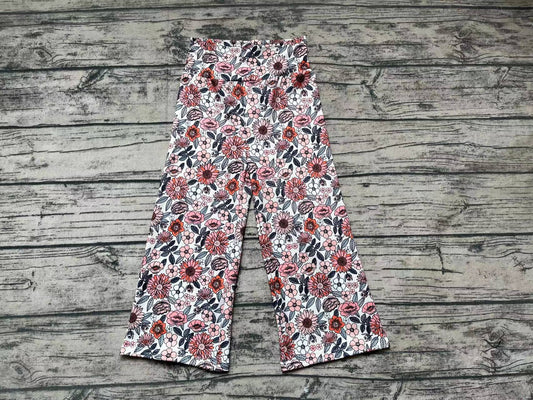 Baby Girls Flowers Wide Bottom Pants