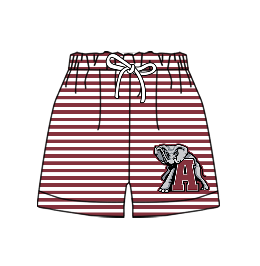 Preorder moq 5 Baby Boys Team Stripe Shorts Bottom