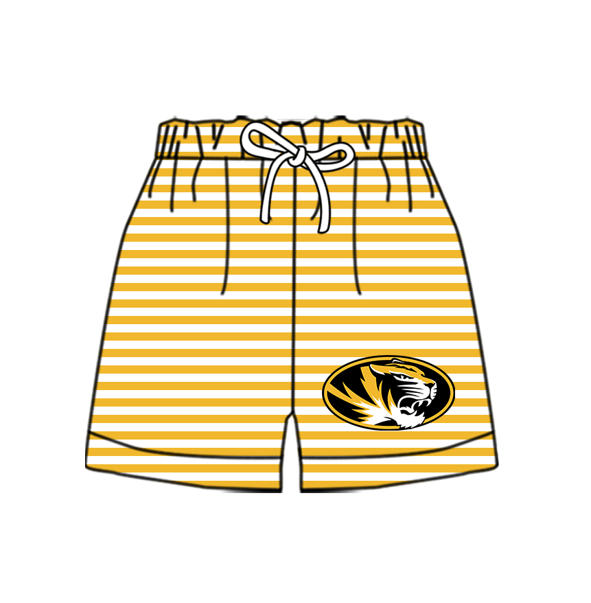 Preorder moq 5 Baby Boys Team Stripe Shorts Bottom